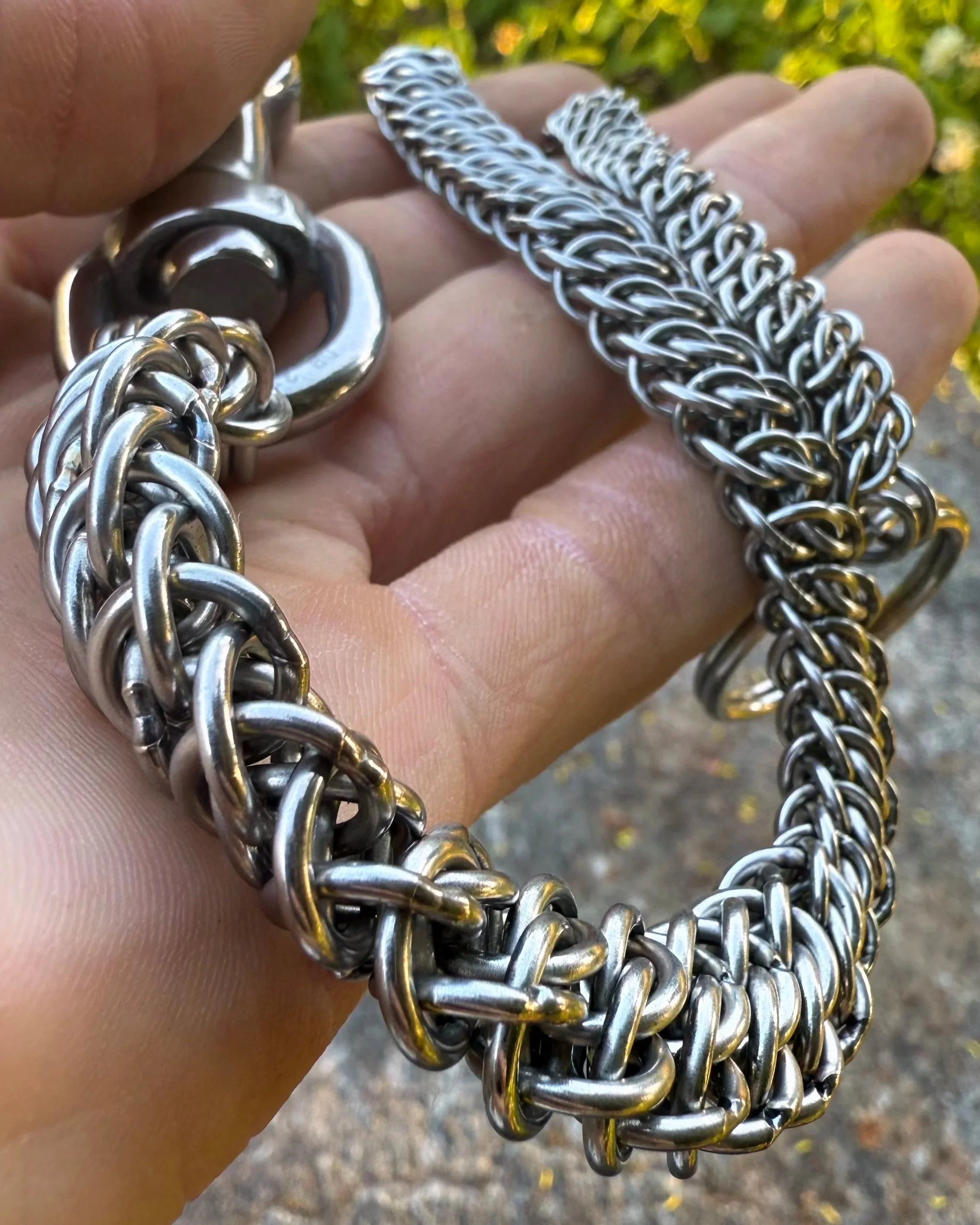 Thin Wallet Chain - Byzantine — Chainmaille By Bim